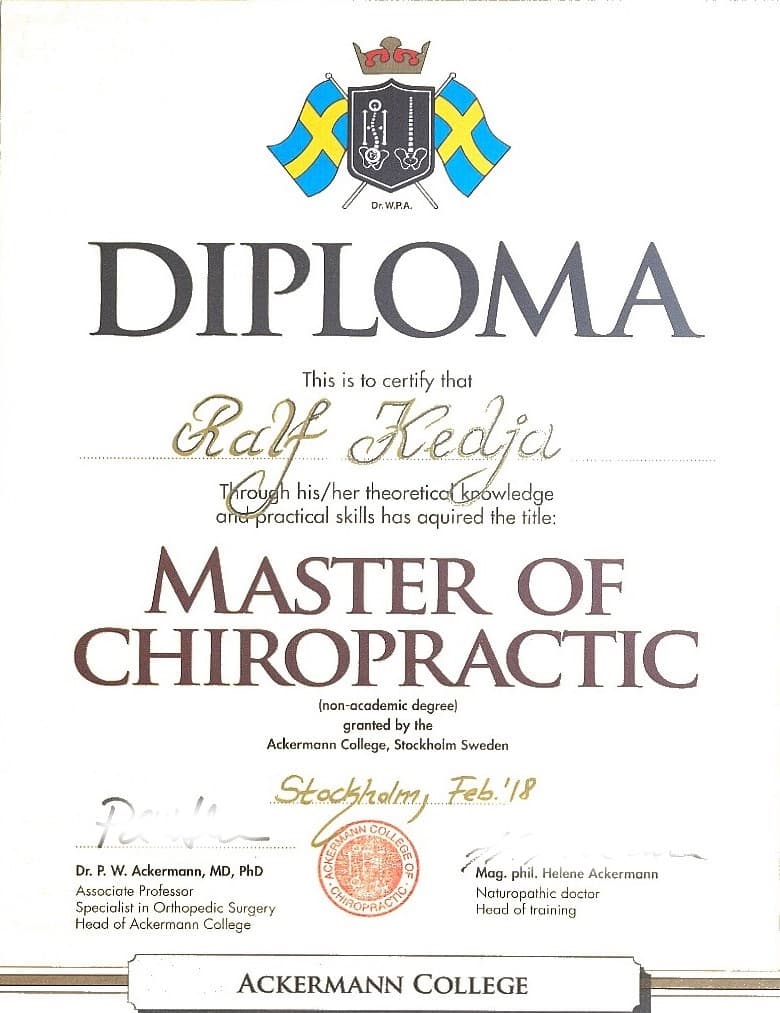 Diplom i kiropraktik
